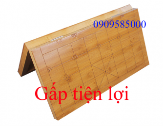 Bàn cờ gỗ trúc loại gấp khổ lớn 